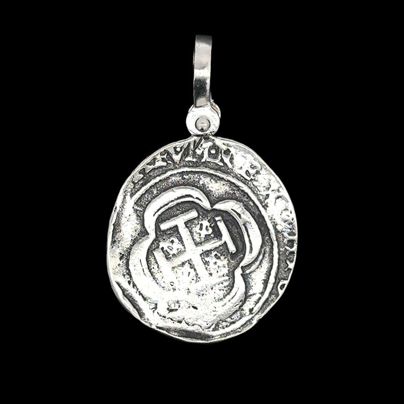 Atocha Jewelry - Round Escudo Silver Coin Pendant