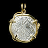 Atocha Jewelry - Medium Pieces of 8 Silver Coin Pendant Back