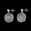 Atocha Jewelry - 1 Reale Silver Coin Earrings Back