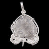 Atocha Jewelry - Medium Odd Shape Silver Coin with Mixed Seashells Pendant - Back