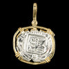 Atocha Jewelry - Dated Lion Silver Coin Pendant Back