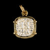 Atocha Jewelry - Square Silver Coin Pendant Back