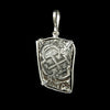 Atocha Jewelry - Long 8 Reale Silver Coin Pendant Front
