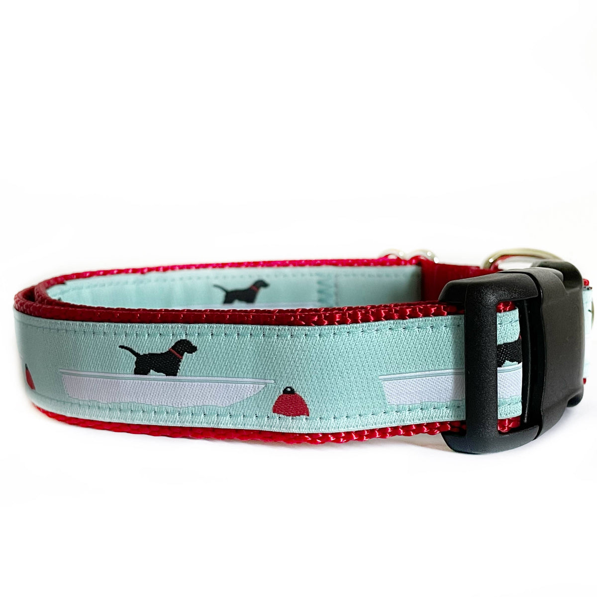 Black Lab in a Boat - Dog Leash 60"