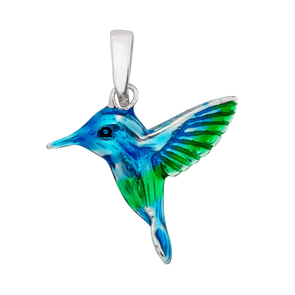 Hummingbird Sterling Silver Pendant