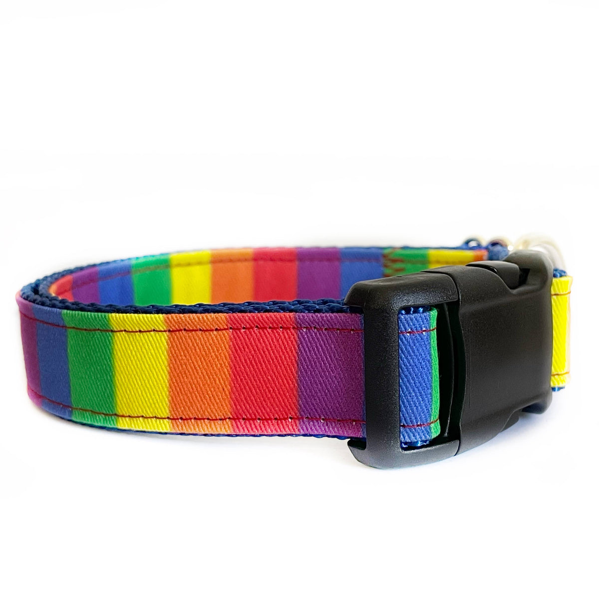 The Pride Rainbow Stripe - Dog Collar