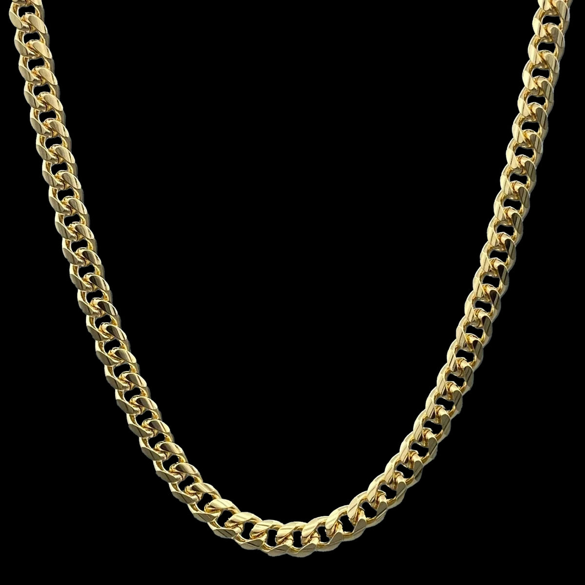 14k Gold-Filled Miami Cuban Chain - 4mm