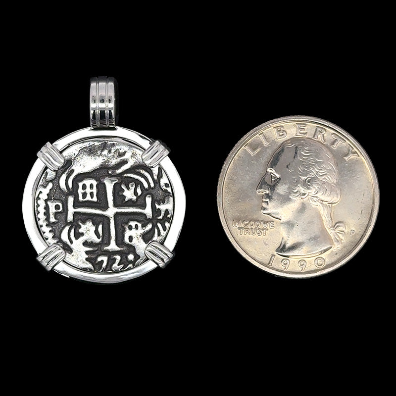 Atocha Jewelry - 4 Reales Silver Coin Pendant