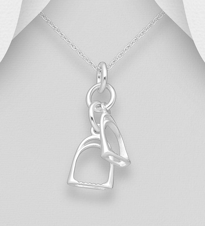 Stirrup Pendant Sterling Silver