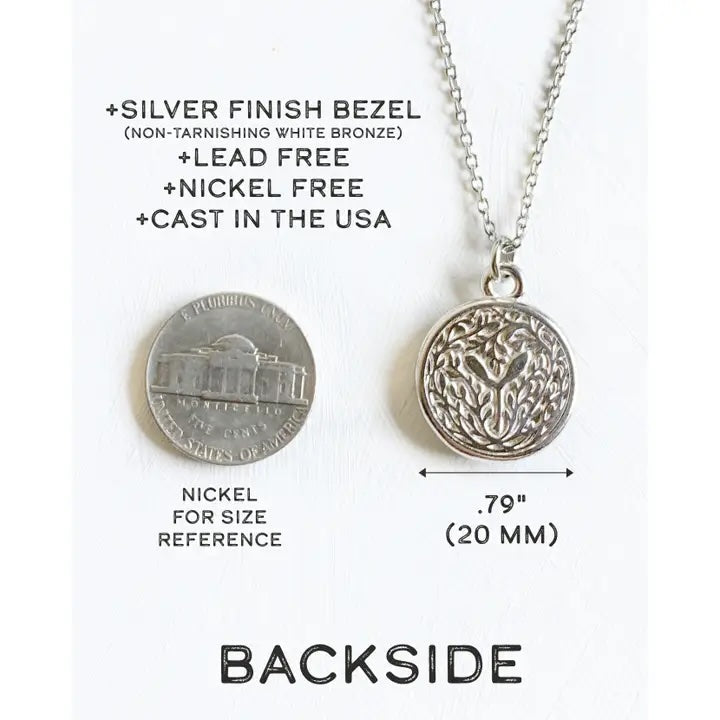 Cardinal Silver Necklace