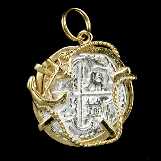 Atocha Jewelry - Medium Pieces of 8 Silver Coin Pendant