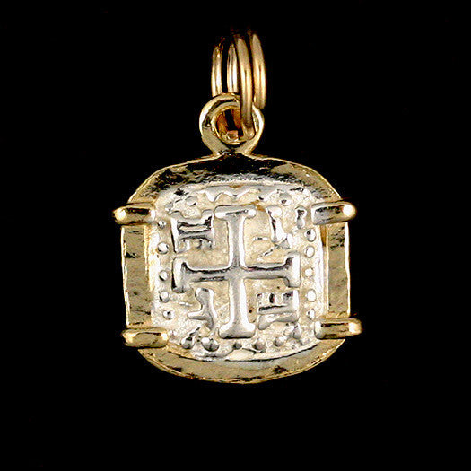 Atocha Jewelry - Square Silver Coin Pendant