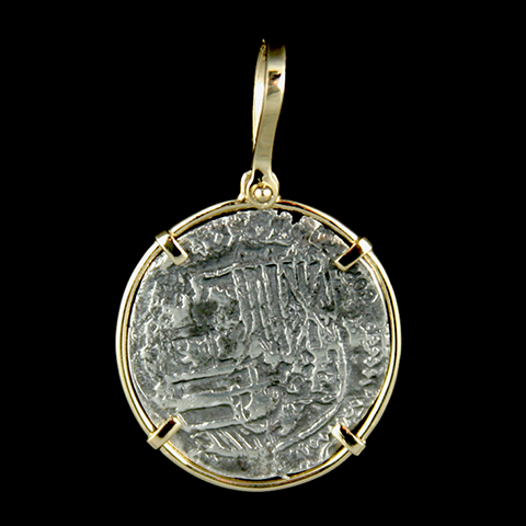 Atocha Jewelry - 2 Reale Silver Coin Pendant