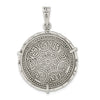 Ancient Coins Sterling Silver and Silver Tibet Tanka Coin Pendant