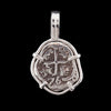 Atocha Jewelry - Odd 1 Reale Silver Coin Pendant - Front