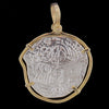 Atocha Jewelry - Odd Shape 2 Reale Silver Coin Pendant - Back