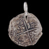 Atocha Jewelry - Large Pieces of 8 Silver Coin Pendant Front