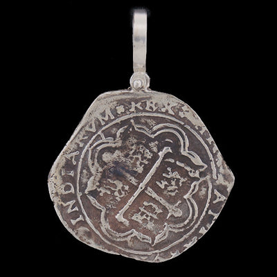 Atocha Jewelry - Odd Philip Silver Coin Pendant Front