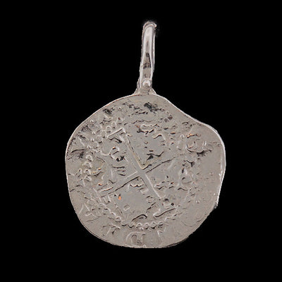 Atocha Jewelry - Pieces of 8 Small Silver Coin Pendant Back