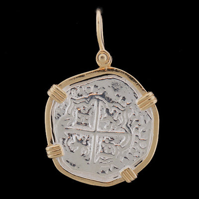 Buy Atocha 14kt Silver Coin Dime Size Pendant Online in India - Etsy