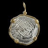 Atocha Jewelry - Large Pieces of 8 Silver Coin with Date Pendant Back