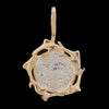 Atocha Jewelry - Small Silver Coin Pendant Charm Front