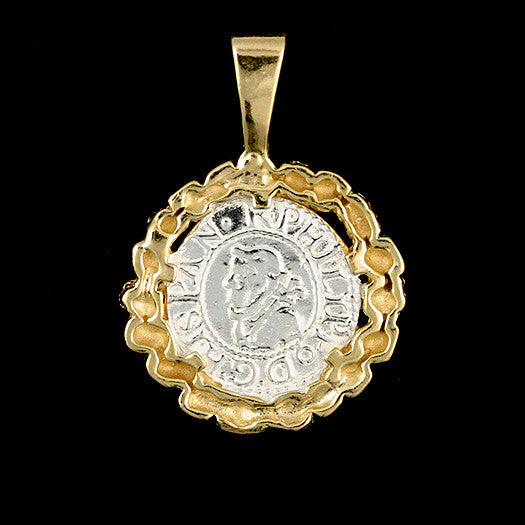 Atocha Jewelry - Small Pieces of 8 Silver Coin Pendant Back