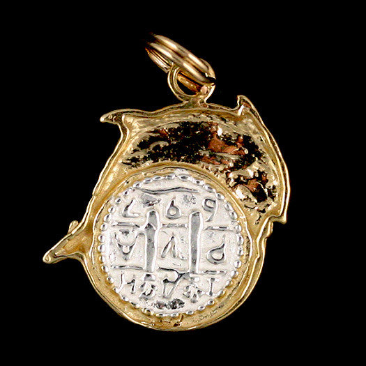 Atocha Jewelry - Small Pieces of 8 Silver Coin Pendant Back