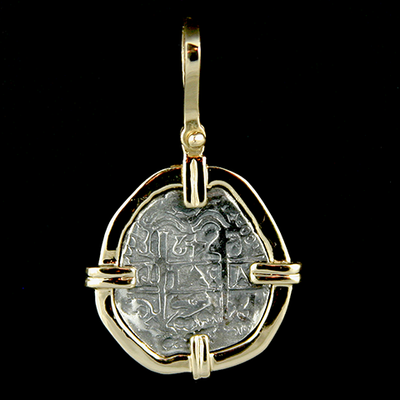 Atocha Jewelry - Odd Reale Silver Coin Pendant