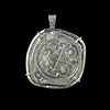 Atocha Jewelry - Odd Shape 8 Reale Silver Coin Pendant Front