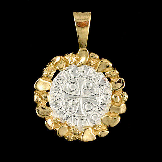 Atocha Jewelry - Small Pieces of 8 Silver Coin Pendant Front